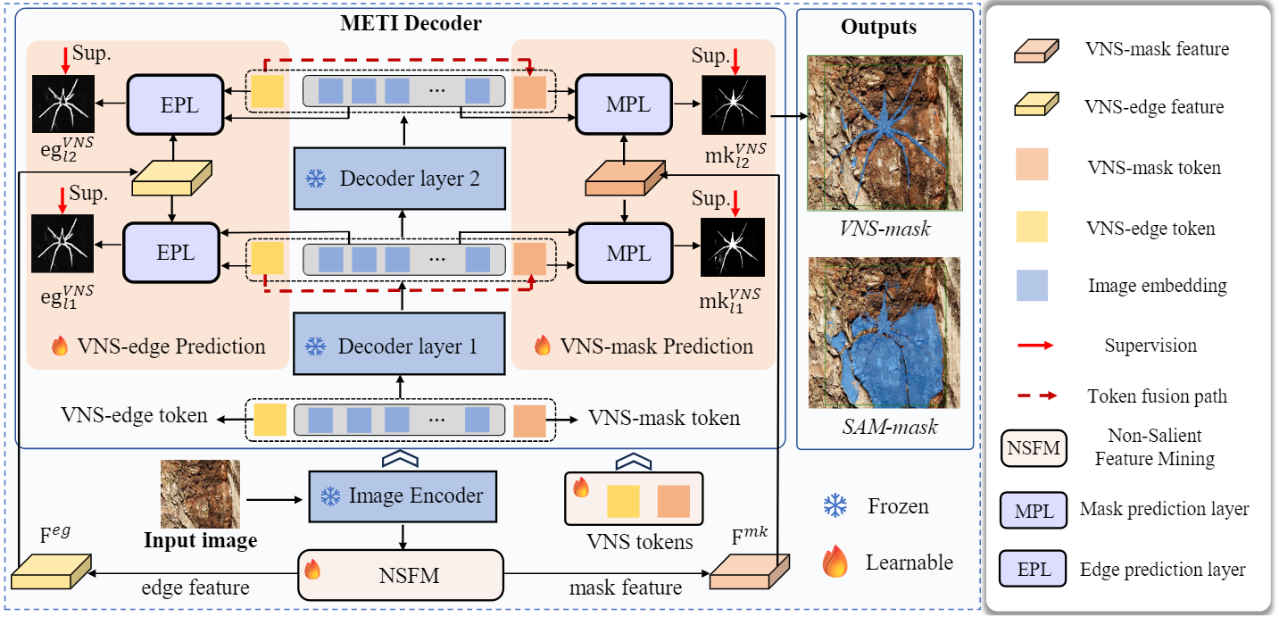 VNS-SAM architecture.